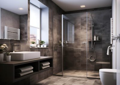 luxury hotel bathroom